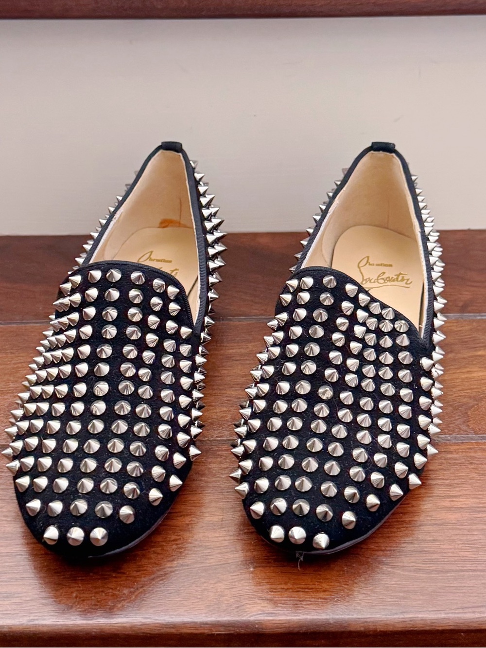 Christian Louboutin Dandelion Spikes Loafers